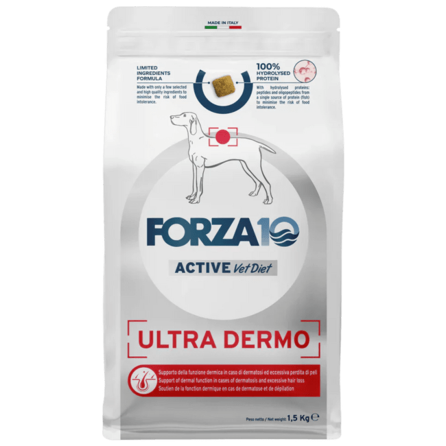Veterinārā barība suņiem – Forza10 Active Line UltraDermo All Breeds, 1,5 kg