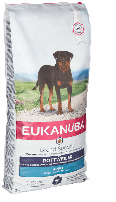 Barība suņiem – Eukanuba Adult Rottweiler, 12 kg