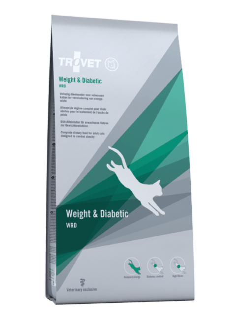 Корм для кошек – Trovet Weight and Diabetic cat 2,5 кг / WRD