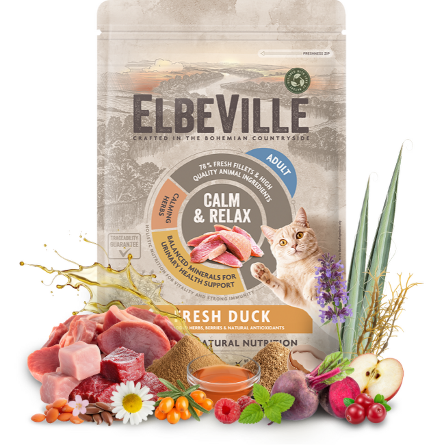 Krmivo ELBEVILLE Cat Adult Fresh Duck 340 g