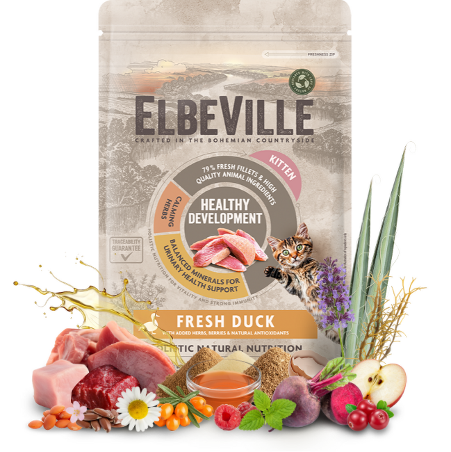 Krmivo ELBEVILLE Kitten Fresh Duck 340 g