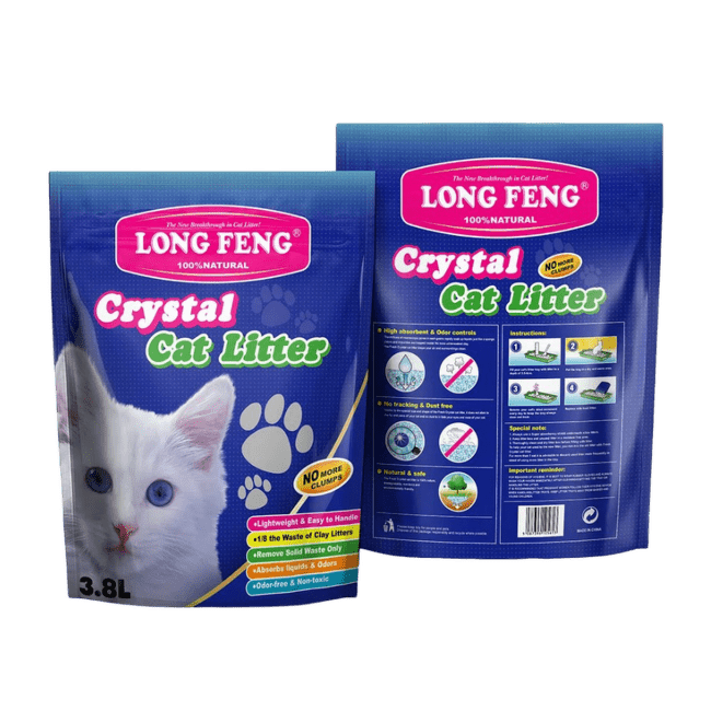 Силиконовый наполнитель для кошачьего туалета – Long Feng, 3,8 л
