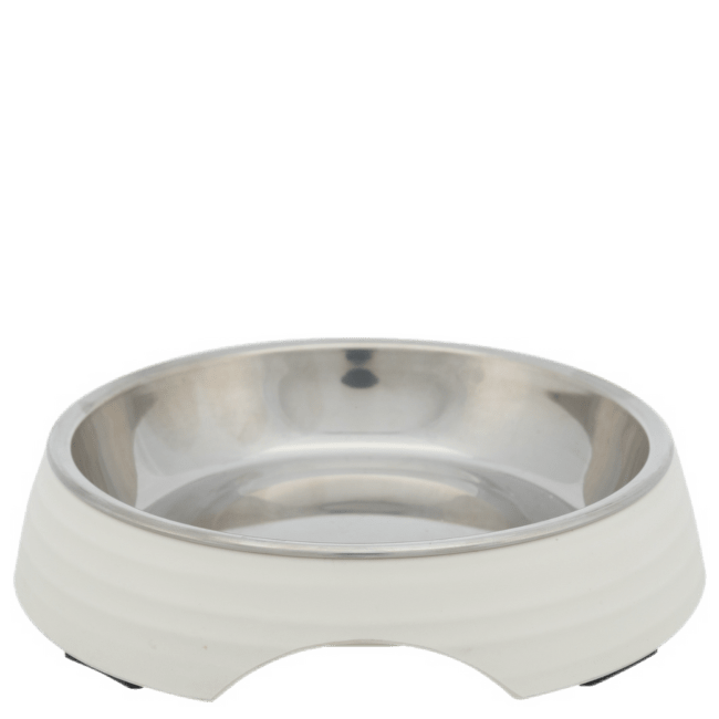 Bļoda kaķiem – TRIXIE Melamine/Stainless steel bowl, 0,2 l/14 cm