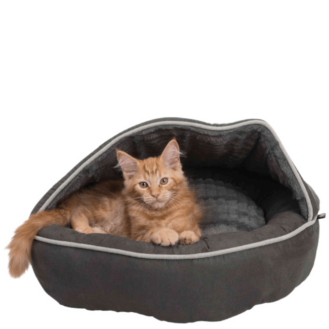 Лежанка для кошек – TRIXIE Timber cuddly cave, 55 см, anthracite