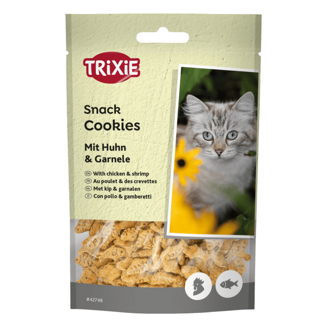 Gardums kaķiem – TRIXIE Cookies with Chicken and Shrimp, 50 g