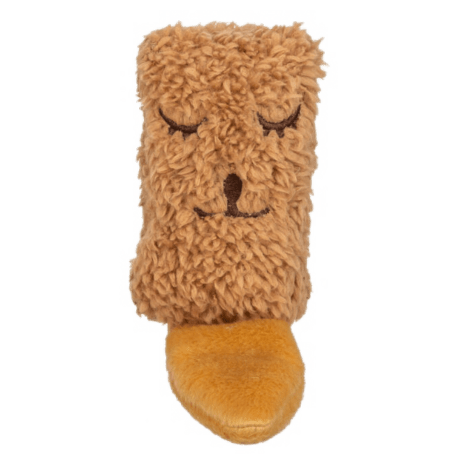 Игрушка для кошек – TRIXIE Sleeping Face plush, mix colors, 17 см