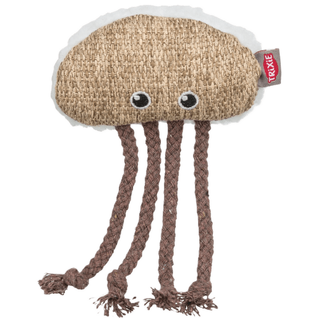 Rotaļlieta kaķiem – TRIXIE Jellyfish, Fabric/Plush, Catnip, 14 cm