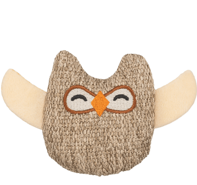 Rotaļlieta kaķiem – TRIXIE Owl, Fabric/Plush, Catnip, 8 cm