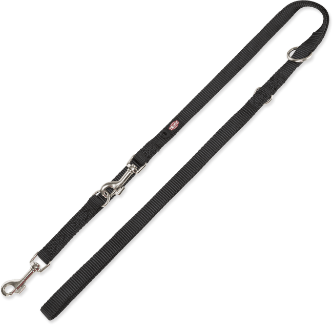 Vodítko Trixie Premium predlžovací XS–S čierne