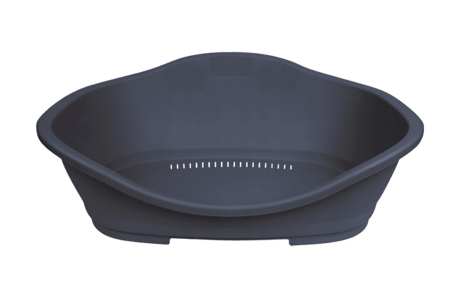 Guļvieta suņiem – TRIXIE Sleeper Plastic Bed, 68 x 47 cm, Dark Grey