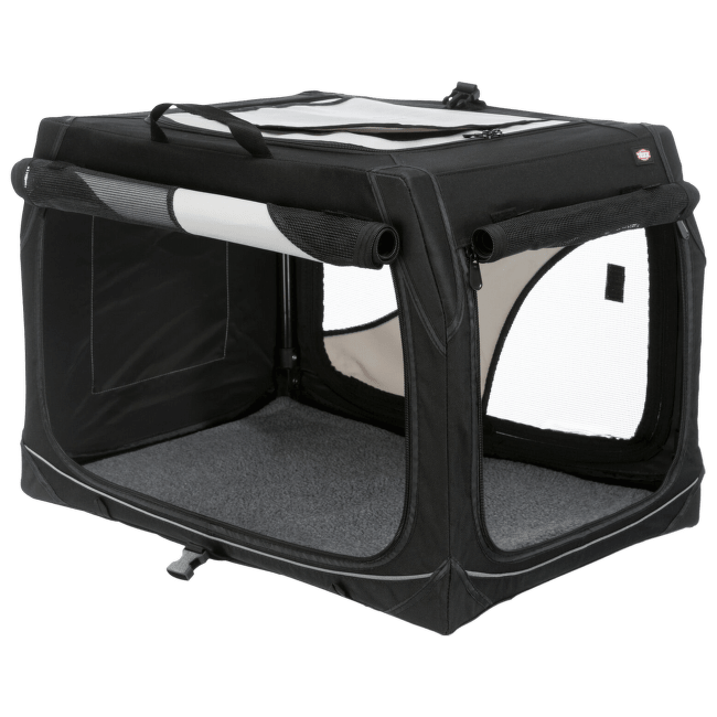Транспортировочный бокс для животных – Trixie, Vario Mobile Kennel, L, 99 x 65 x 71 см, black/grey