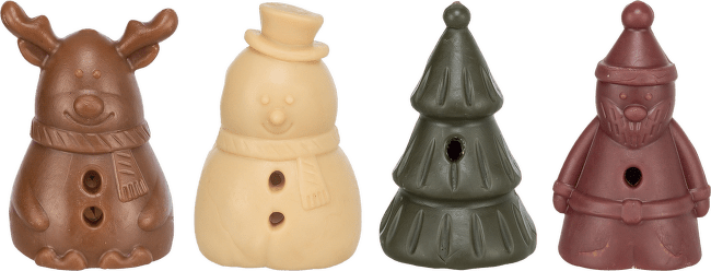 Vánoční pamlsek pro psy Trixie Xmas Figure Mix s kuřecími prsy 1 ks 65 g