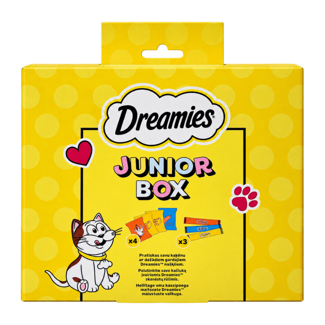 Подарочный комплект для котят – DREAMIES Junior Box, 150 г