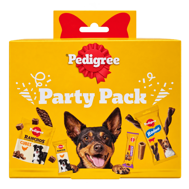 Dāvanu komplekts suņiem – Pedigree Party Box, 241 g