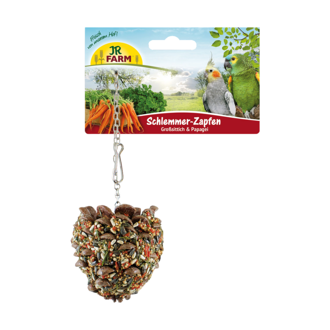 Gardums putniem – JR FARM Birds Tasty Cones Big Parakeets and Parrots, 195 g