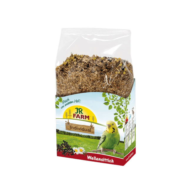 Barība viļņpapagaiļiem – JR Farm Birds Individual Budgerigar, 1 kg