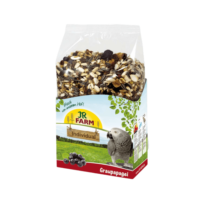 Корм для крупных попугаев – JR FARM Birds Individual African Grey Parrots, 950 г