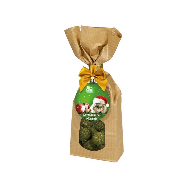Gardums kaķiem - JR Farm Christmas Catnip Marbles, 75 g