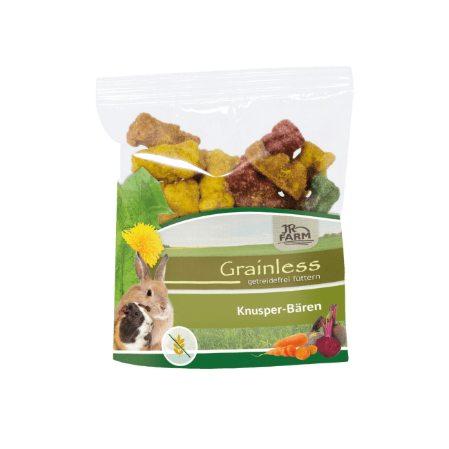Bezgraudu gardums grauzējiem – JR FARM Crunchy bears, 30 g