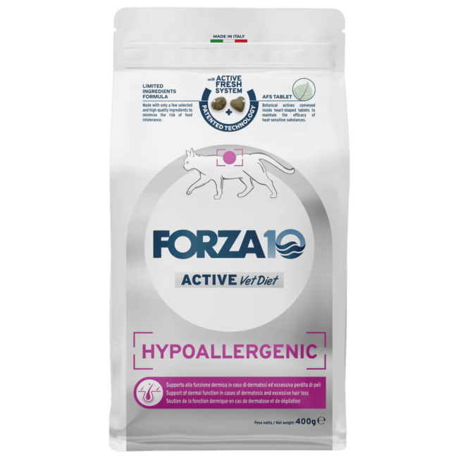 Ветеринарный корм для кошек – FORZA10 Hypoallergenic Cat, 0,4 кг
