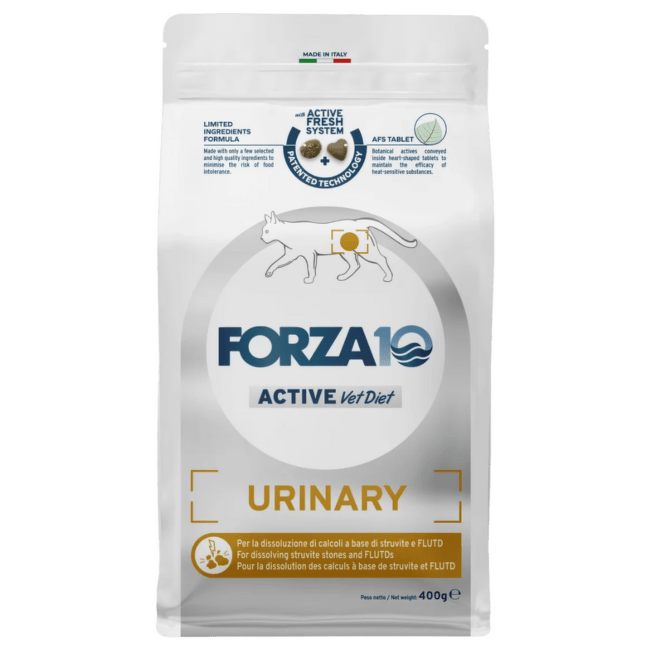 Veterinārā barība kaķiem – FORZA10 ACTIVE LINE Urinary Active, 0,4 kg