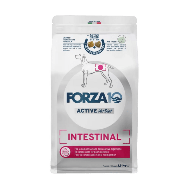 Veterinārā barība suņiem – FORZA10 ACTIVE LINE Intestinal Active, 1,5 kg