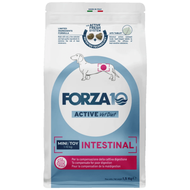 Ветеринарный корм для собак – Forza10 Active Line Intestinal Mini/Toy, 1,5 кг