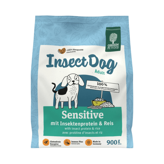 Barība suņiem – Josera Green Petfood Insect Dog Sensitive, 900 g