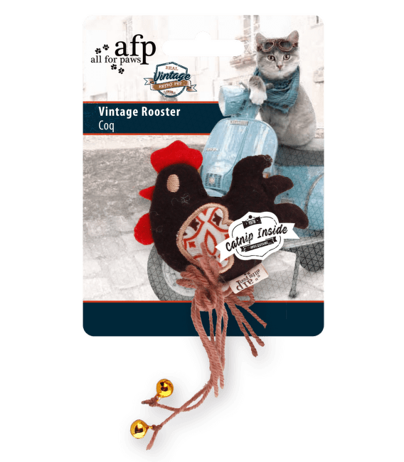 Rotaļlieta kaķiem – All for Paws Vintage Pet Vintage Rooster
