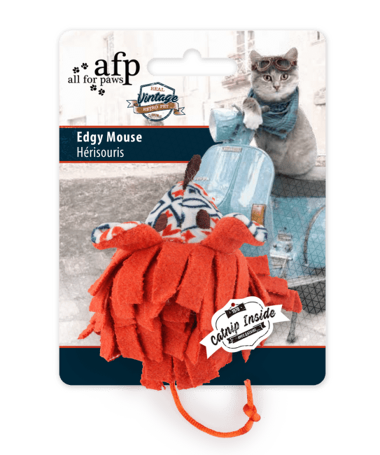 Rotaļlieta kaķiem – All for Paws Vintage Pet Edgy Mouse