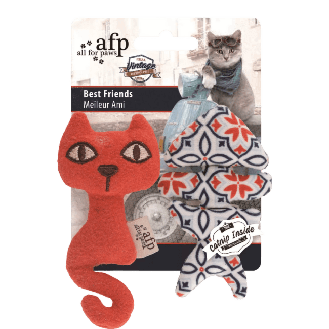 Rotaļlieta kaķiem – All for Paws Vintage Pet Best Friends