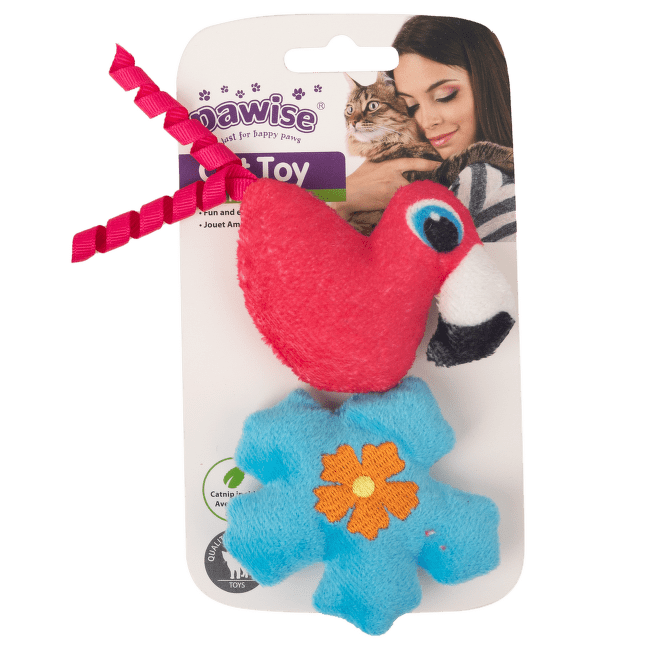 Rotaļlieta kaķiem – Pawise Cat Toy, Bird and Flower