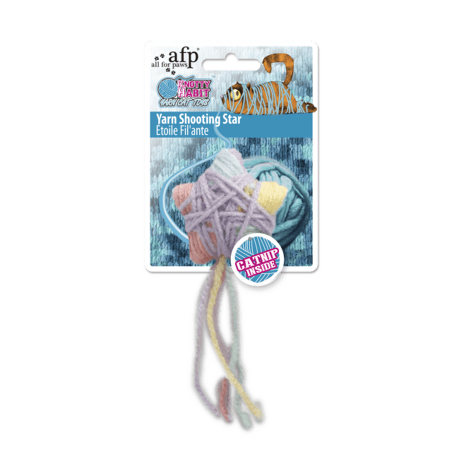 Игрушка для кошек – AFP Knotty Habit Yarn Star, 12 x 5 x 3 cм