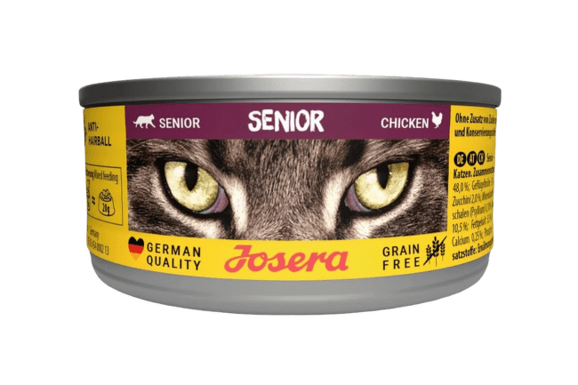 Konservi kaķiem – Josera Cat Senior Chicken, 85 g