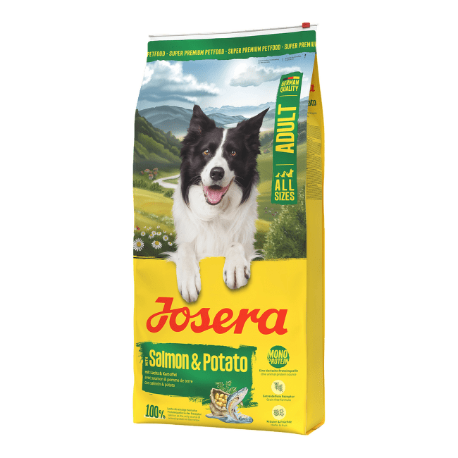 Barība suņiem – Josera Adult Salmon and Potato, 12,5 kg