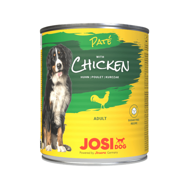 Консервы для собак – JosiDog Pate Chicken, 800 г