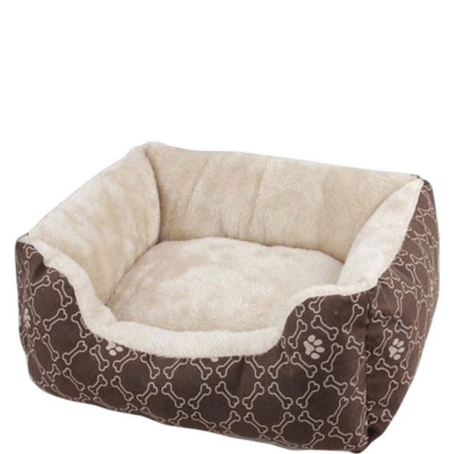 Guļvieta suņiem – Pawise Square Dog Bed, Coffee, M 55 x 45 cm
