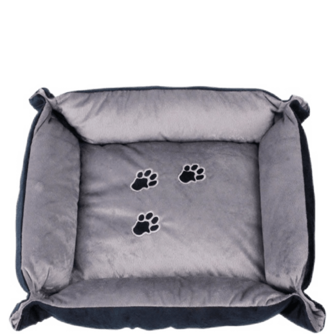 Guļvieta suņiem – Pawise Pet Bed, with Paws, Blue/Grey