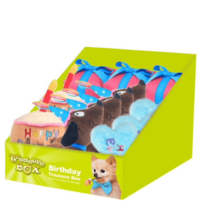 Игрушка для собак – AFP Magic Box Birthday Treasure Box, разные виды