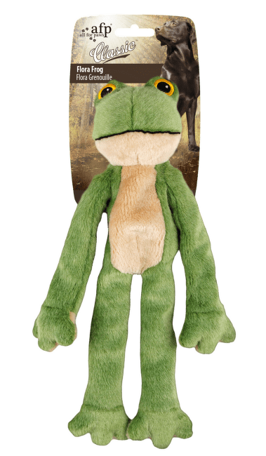 Rotaļlieta suņiem – AFP Classic Flora Frog, 40 x 17 x 9 cm