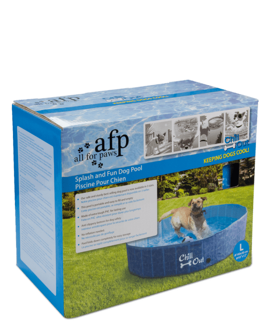 Бассейн для собак – AFP Chill Out, Splash And Fun Dog Pool M, ø 120 x 30 см