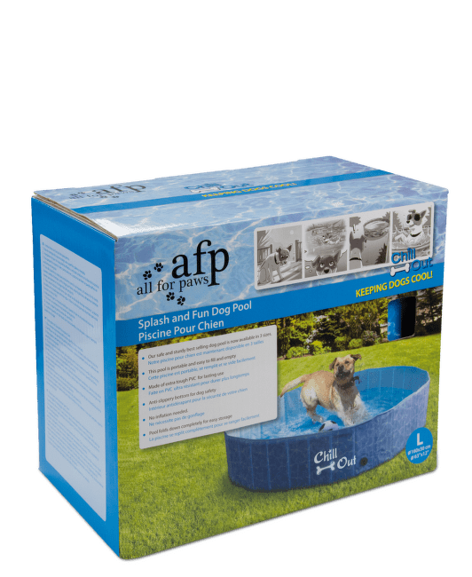 Бассейн для собак – AFP Chill Out, Splash And Fun Dog Pool L, ø 160 x 30 см