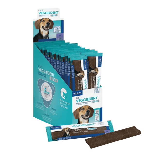 Gardums suņiem – Virbac VeggieDent FR3SH™ Dental Chew M, 1 gab.