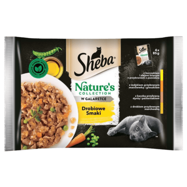Консервы для кошек – Sheba Nature's Collection Poultry Select 4-pack, 340 г