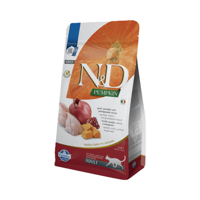 Barība kaķiem - N&D Cat Pumpkin Quail and Pomegranate 1,5 kg