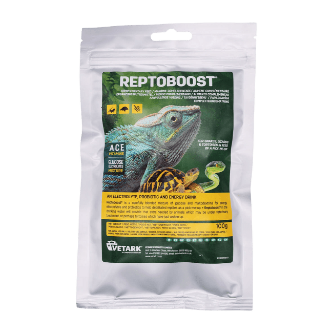 Пищевая добавка для рептилий – Vetark, Reptoboost, 100 г