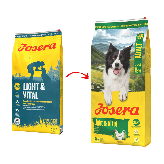 Barība suņiem – Josera Light and Vital, 12,5 kg