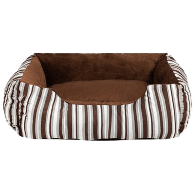 Лежанка для собак – Pawise Dog Bed Cuddler, Brown Strip