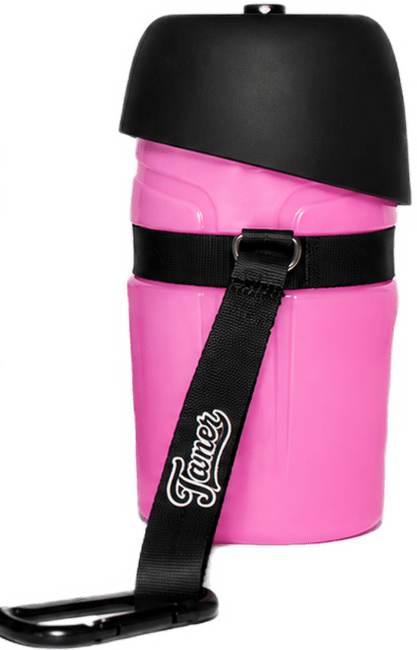 Cestovní láhev a miska Tamer 2v1 600 ml růžová