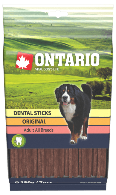 Gardums suņiem – Ontario Dental Stick Original, 180 g